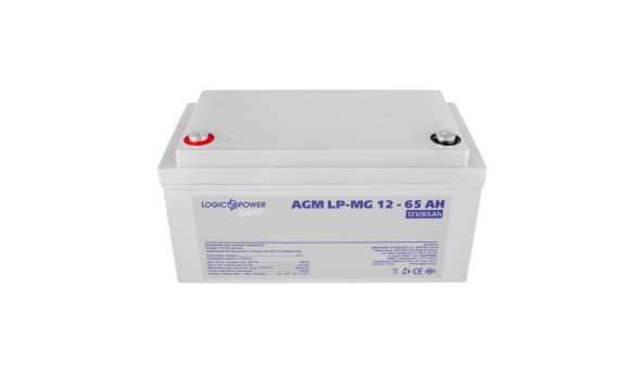 Акумулятор мультигелевий LP-MG 12V - 65 Ah Silver - 580910