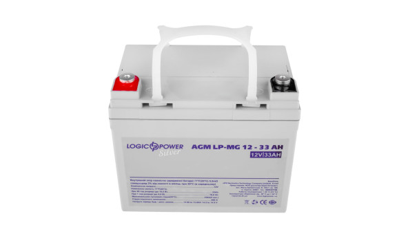 Акумулятор мультигелевий LP-MG 12V - 33 Ah Silver - 580928
