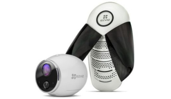 1Mп Wi-Fi камера на батарейках EZVIZ с базовой станцией CS-W2S-EUP-B1