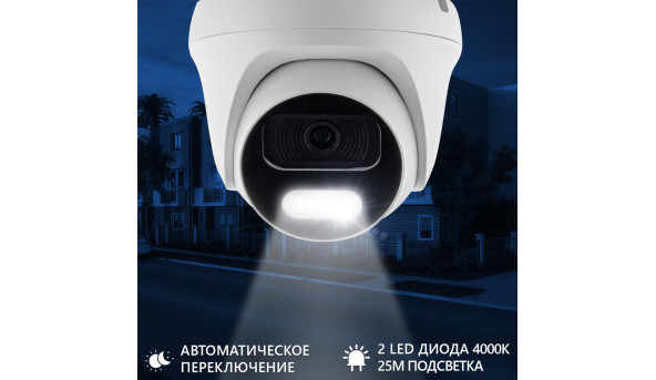 Антивандальна IP камера GV-107-IP-E-DOS50-25 POE 5MP - 580992