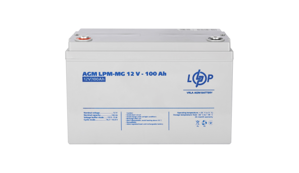 Акумулятор мультигелевий LPM-MG 12V - 100 Ah - 581000