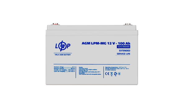 Акумулятор мультигелевий LPM-MG 12V - 100 Ah - 581000
