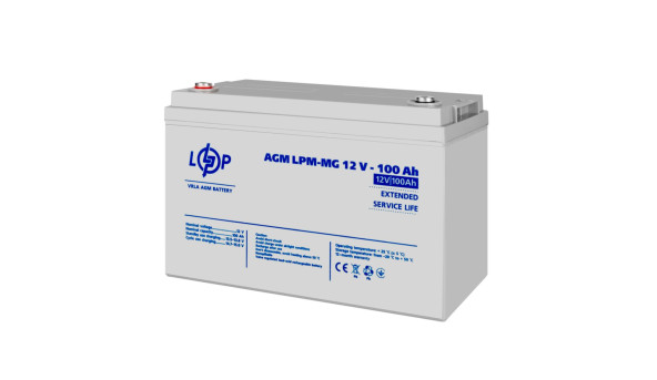 Акумулятор мультигелевий LPM-MG 12V - 100 Ah - 581000
