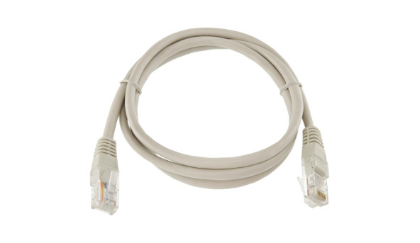 Патч-корд литий UTP RJ45 кат. 5Е 1.5 м (серый)