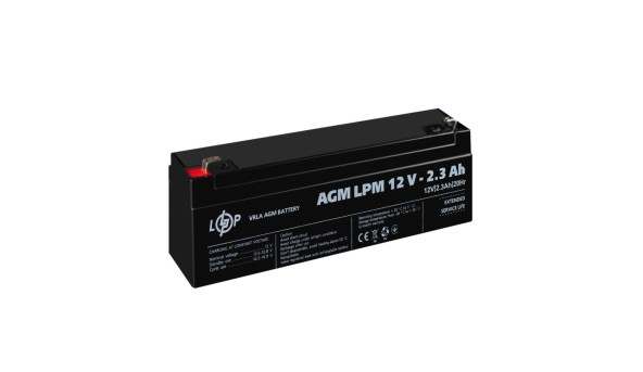 Акумулятор AGM LPM 12V - 2.3 Ah - 581176