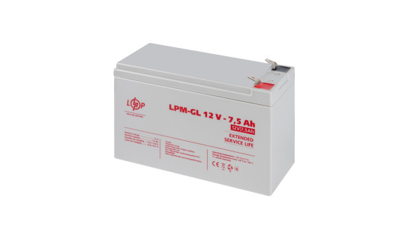 Акумулятор гелевий LPM-GL 12V - 7.5 Ah - 581179