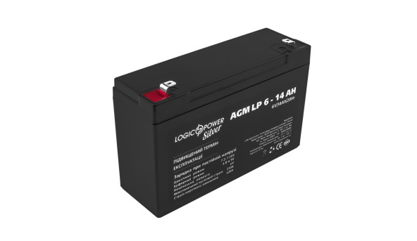 Аккумулятор AGM LP 6V - 14 Ah Silver