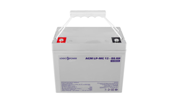 Аккумулятор мультигелевый LP-MG 12V - 80 Ah Silver - 581189