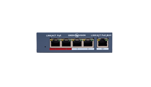 Комутатор мережевий POE GV-017-AI-4+1P - 581191