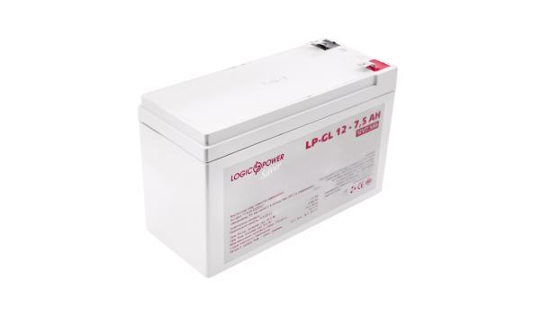 Акумулятор гелевий LP-GL 12V - 7.5 Ah Silver