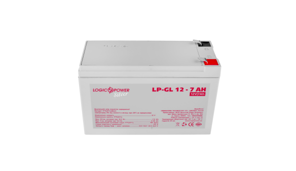 Акумулятор гелевий LP-GL 12V - 7 Ah Silver - 581219