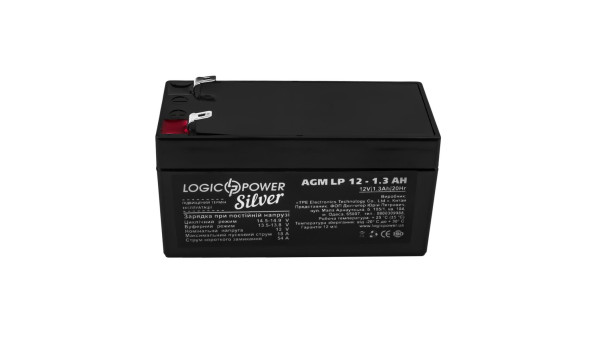 Акумулятор AGM LP 12V - 1.3 Ah Silver - 581221