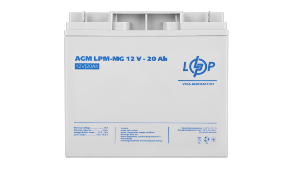 Аккумулятор мультигелевый LPM-MG 12V - 20 Ah - 581270