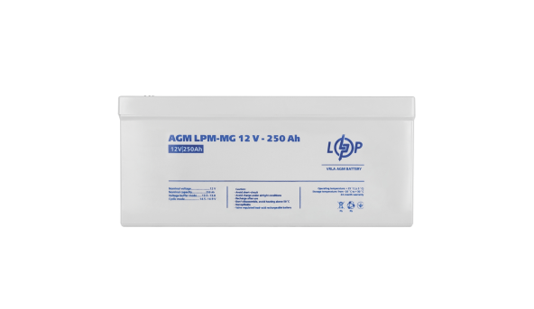 Акумулятор мультигелевий LPM-MG 12V - 250 Ah - 581279