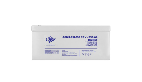 Акумулятор мультигелевий LPM-MG 12V - 250 Ah - 581279