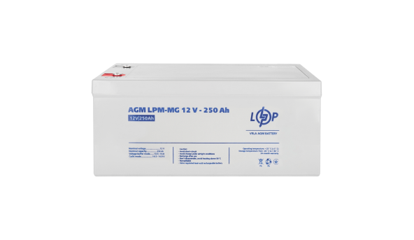Акумулятор мультигелевий LPM-MG 12V - 250 Ah - 581279