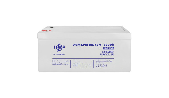 Акумулятор мультигелевий LPM-MG 12V - 250 Ah - 581279