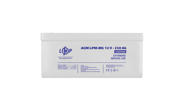 Акумулятор мультигелевий LPM-MG 12V - 250 Ah - 581279