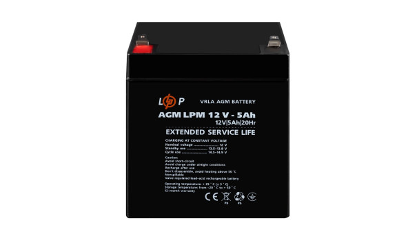 Аккумулятор AGM LPM 12V - 5 Ah - 581308