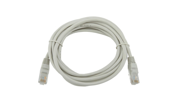 Патч-корд литий UTP RJ45 кат. 5Е 3 м (серый)