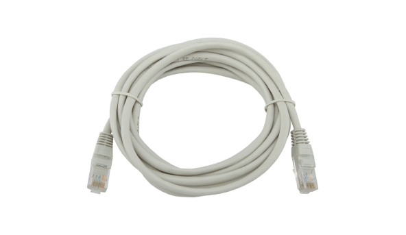 Патч-корд литий UTP RJ45 кат. 5Е 3 м (серый) - 581419