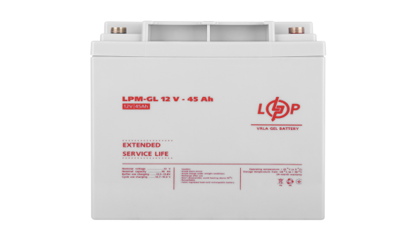 Акумулятор гелевий LPM-GL 12V - 45 Ah - 581440