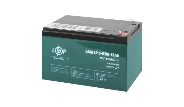 Тяговый свинцово-кислотный AGM аккумулятор LP 6-DZM-12 Ah - 581446
