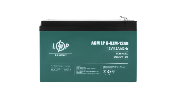 Тяговый свинцово-кислотный аккумулятор LP 6-DZM-12 Ah