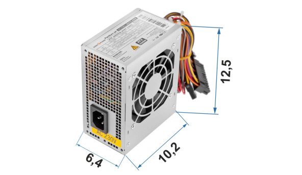 Комп'ютерний блок живлення LP-MICRO-ITX-400-8-2SATA - 581468