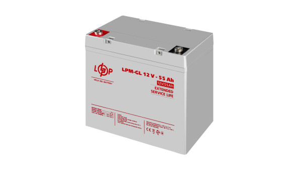 Аккумулятор гелевий LPM-GL 12V - 55 Ah - 581509