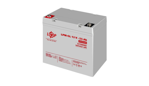Аккумулятор гелевий LPM-GL 12V - 55 Ah - 581509