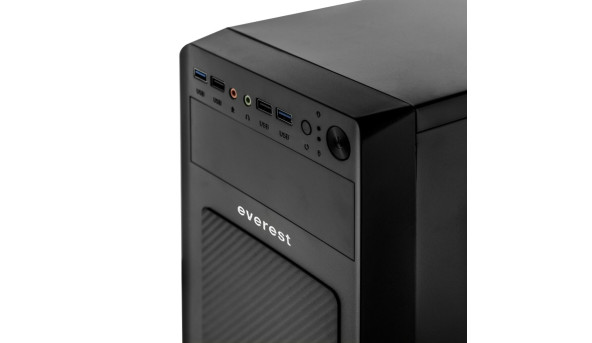 Корпус Everest 6116 - 400w 12cm MATX, 2xUSB3.0+2xUSB2.0 - 581545