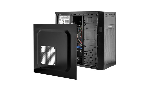 Корпус Everest 6116 - 400w 12cm MATX, 2xUSB3.0+2xUSB2.0 - 581545