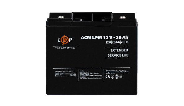 Аккумулятор AGM LPM 12V - 20 Ah под болт М5