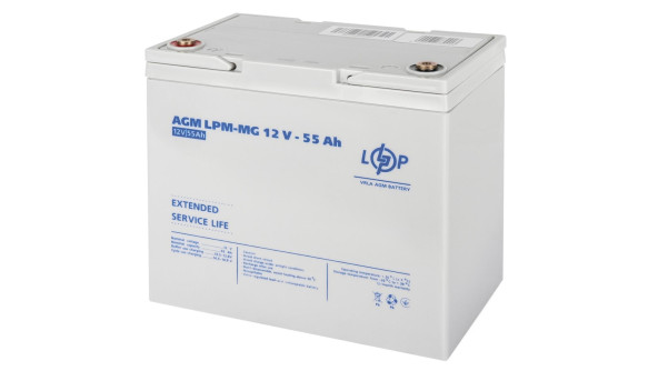 Аккумулятор мультигелевый LPM-MG 12V - 55 Ah