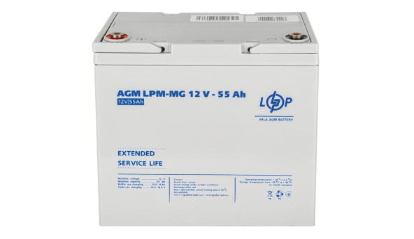 Акумулятор мультигелевий LPM-MG 12V - 55 Ah - 581766