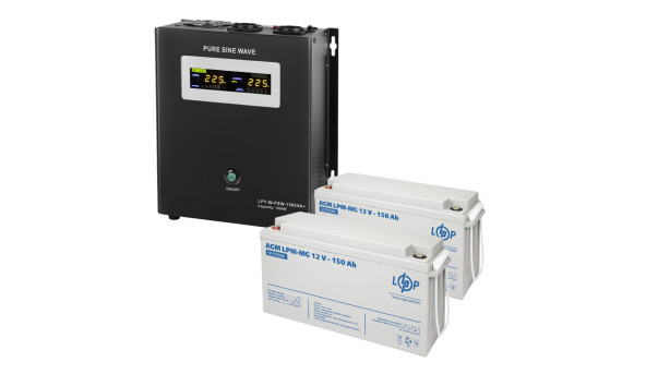 Комплект резервного питания LP (LogicPower) ИБП + мультигелевая батарея (UPS W1500 + АКБ MG 3600Wh) - 581806