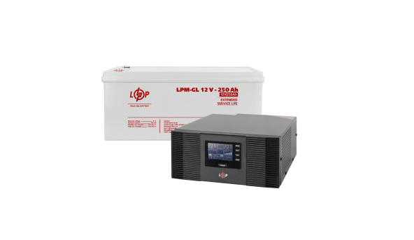 Комплект резервного живлення ДБЖ + мультигелева батарея (UPS B1500 + АКБ GL 3000W) - 581826