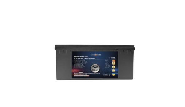 Аккумулятор LP LiFePO4 24V (25,6V) - 140 Ah (3584Wh) (BMS 150A) пластик