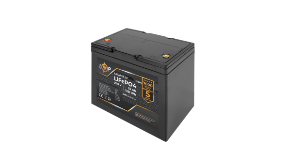 Акумулятор LP LiFePO4 24V (25,6V) - 52 Ah (1331Wh) (BMS 80A/40А) пластик