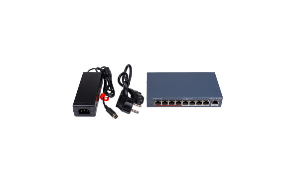 Комутатор мережевий POE GV-018-AI-8+1PG - 581871