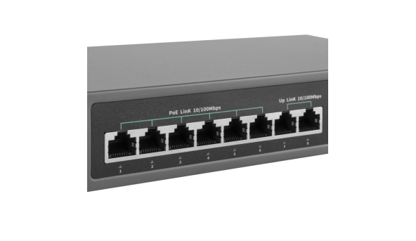 Комутатор мережевий GV-014-D-06+2P POE - 582056