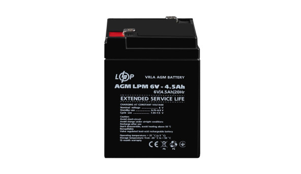 Аккумулятор AGM LPM 6V - 4.5 Ah - 582085