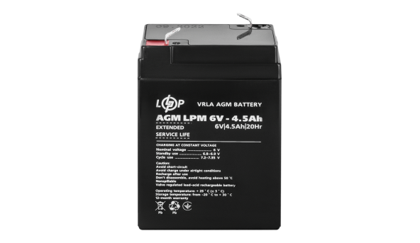 Акумулятор AGM LPM 6V - 4.5 Ah