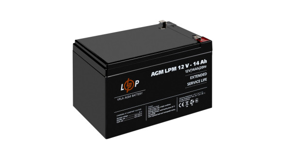 Акумулятор AGM LPM 12V - 14 Ah - 582108