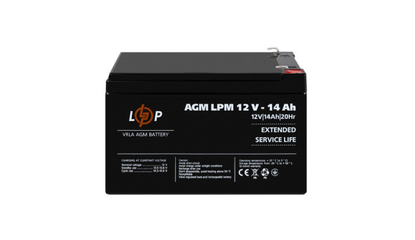 Акумулятор AGM LPM 12V - 14 Ah - 582108