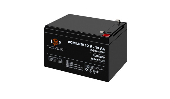 Акумулятор AGM LPM 12V - 14 Ah - 582108