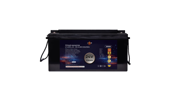 Акумулятор LP LiFePO4 24V (25,6V) - 230 Ah (5888Wh) (BMS 200A/100A) пластик