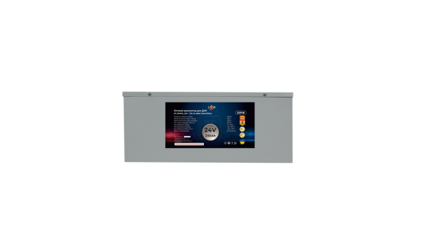 Акумулятор LP LiFePO4 24V (25,6V) - 230 Ah (5888Wh) (BMS 200A/100A) метал для ДБЖ - 582218