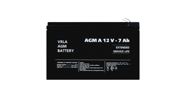 Аккумулятор для сигнализации AGM А 12V - 7 Ah
